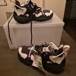 adidas Kids Black and White Sneakers